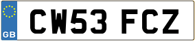 Truck License Plate